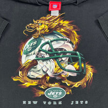 Load image into Gallery viewer, Vintage Y2K New York Jets dragon graphic NFL tee (XL)