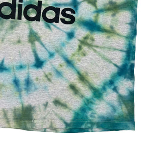 Vintage 90s Adidas trefoil logo tie dye tee (L)