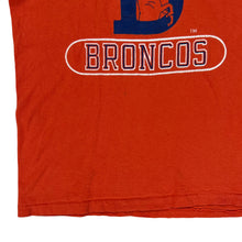 Load image into Gallery viewer, Vintage 80s Champion blue bar Denver Broncos old logo tee (M)