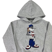 Load image into Gallery viewer, Vintage 90s Looney Tunes Bugs Bunny YOUTH hoodie (YL)