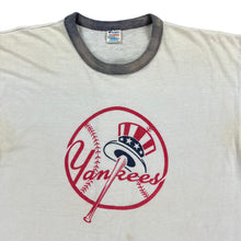 Load image into Gallery viewer, Vintage 70s Champion New York Yankees MLB ringer tee (L/XL)