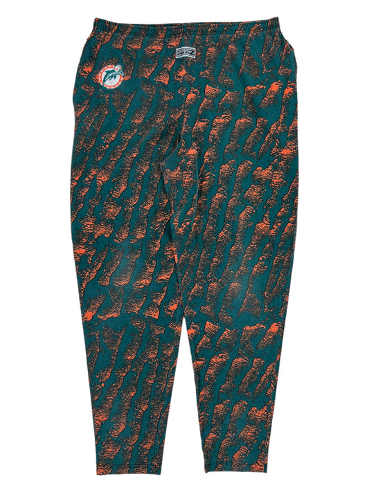 Vintage 90s Miami Dolphins all over print NFL pants (XL)