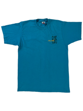 Load image into Gallery viewer, Vintage 90s me and ELVIS aqua single stitch tee (L)