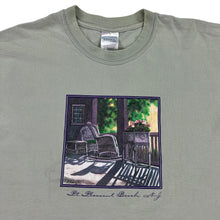 Load image into Gallery viewer, Vintage 90s Point Pleasant Beach NJ New Jersey porch art scene faded tee (XL)