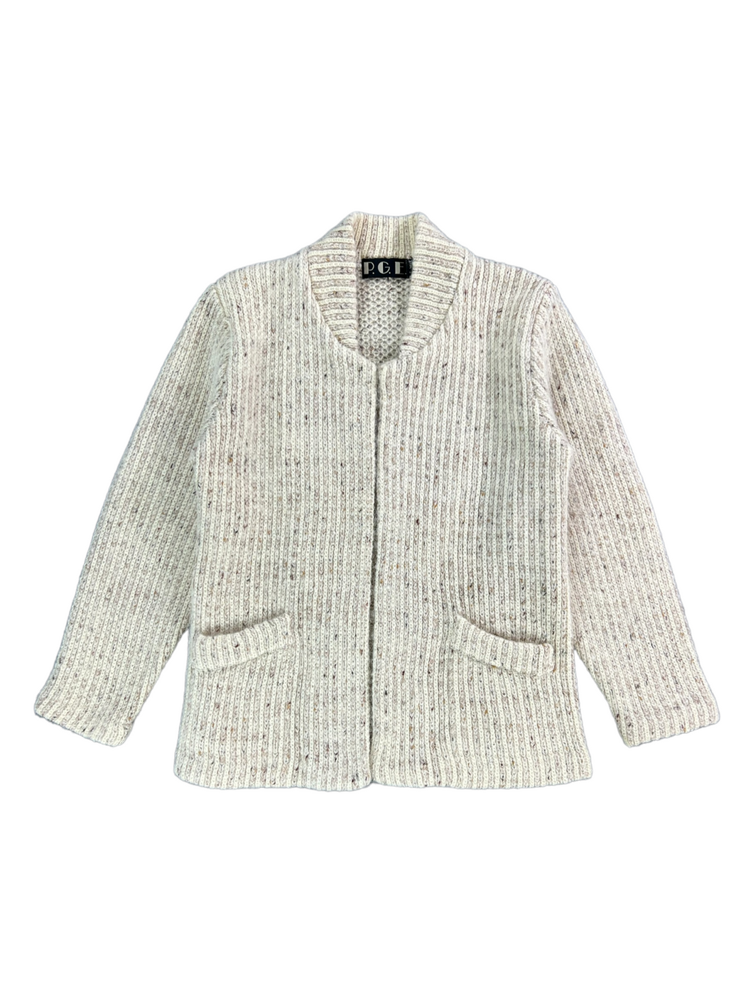 Vintage 90s PGE Mohair wool blend cardigan sweater (M)