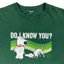 Load image into Gallery viewer, Vintage 2003 Family Guy Brian “Do I Know You?” Cartoon tee (XL)