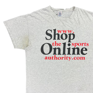 Vintage 2000s Shop Online The Sports Authority promo tee (L)