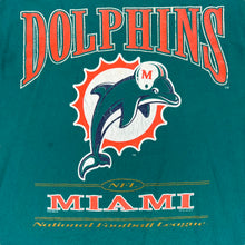 Load image into Gallery viewer, Vintage 1997 Nutmeg Miami Dolphins NFL tee (L)