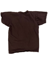 Load image into Gallery viewer, Vintage 70s Russell Athletic YOUTH blank brown tee (YM)