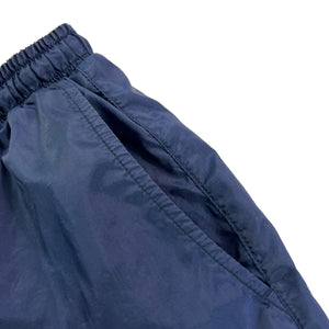 Vintage 2000s Nike mini swoosh navy board shorts (XL)
