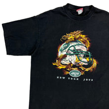 Load image into Gallery viewer, Vintage Y2K New York Jets dragon graphic NFL tee (XL)