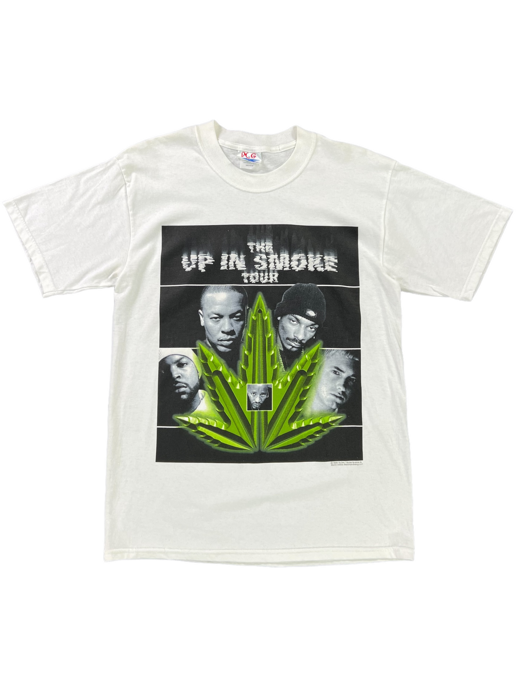 Vintage 2000 Up In Smoke Dr Dre Eminem Snoop Dogg Warren G rap tee