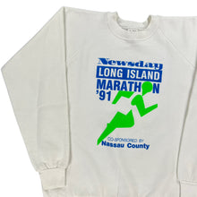 Load image into Gallery viewer, Vintage 1991 Fruit of the loom Newsday Long Island Marathon crewneck (XL)