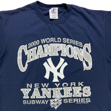Load image into Gallery viewer, Vintage 2000 Logo Athletic New York NY Yankees World Series champions tee (L)