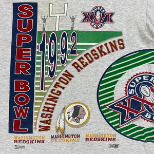Vintage 1992 Salem Washington Redskins Super Bowl champs AOP tee (L/XL)