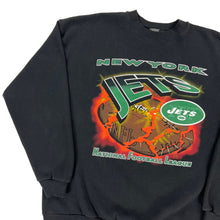 Load image into Gallery viewer, Vintage 90s Logo 7 New York NY Jets football explosion crewneck (XL)