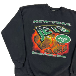 Vintage 90s Logo 7 New York NY Jets football explosion crewneck (XL)