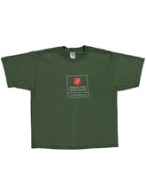 Load image into Gallery viewer, Vintage 2000s The Salvation Army Doing the most good green promo tee (XL)