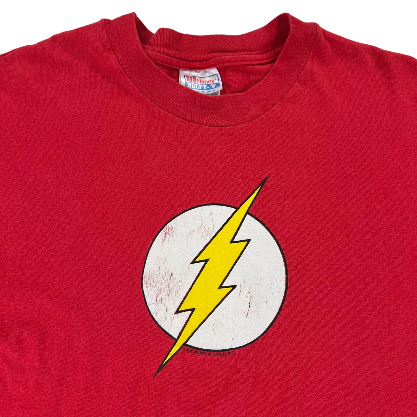 Vintage 90s Hanes The Flash DC comics super hero long sleeve tee (XL)