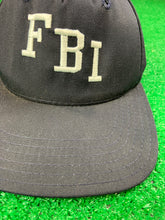 Load image into Gallery viewer, Vintage 90s FBI Federal Bureau Of Investigations black SnapBack