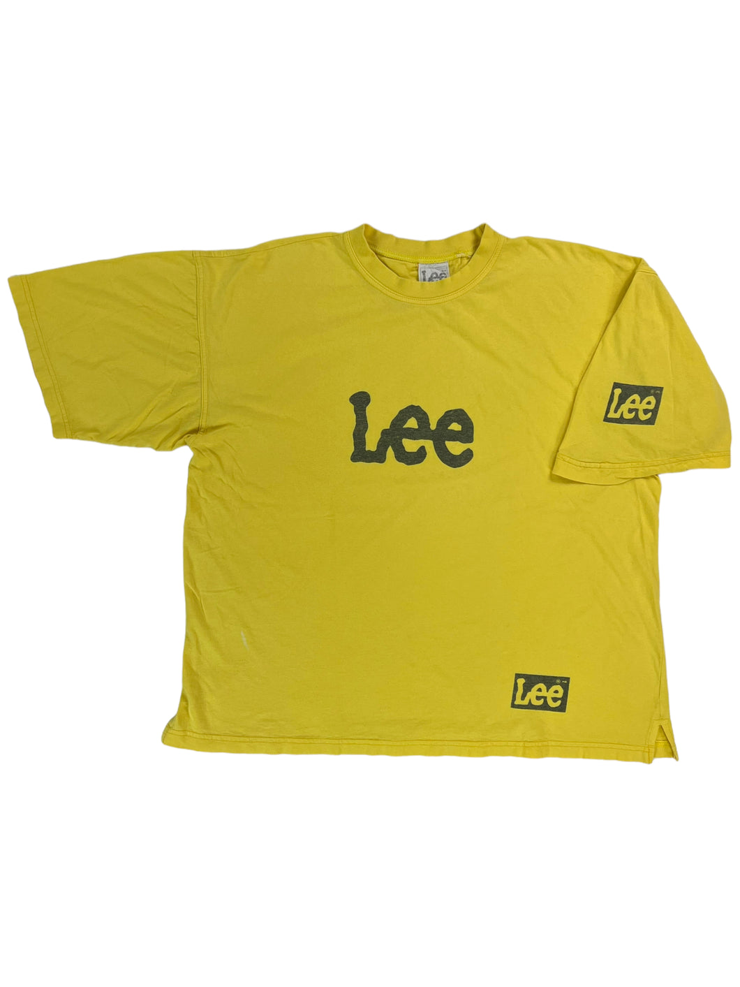 Vintage 90s Lee yellow logo shirt shirt tee (L/XL)
