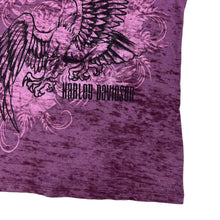 Load image into Gallery viewer, Y2K Harley Davidson Motorcycles women’s V-neck biker tee (L)