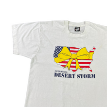 Load image into Gallery viewer, Vintage 1990 American flag operation: desert storm tee (XL)
