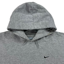 Load image into Gallery viewer, Vintage 2000s Nike mini swoosh grey hoodie (XL)