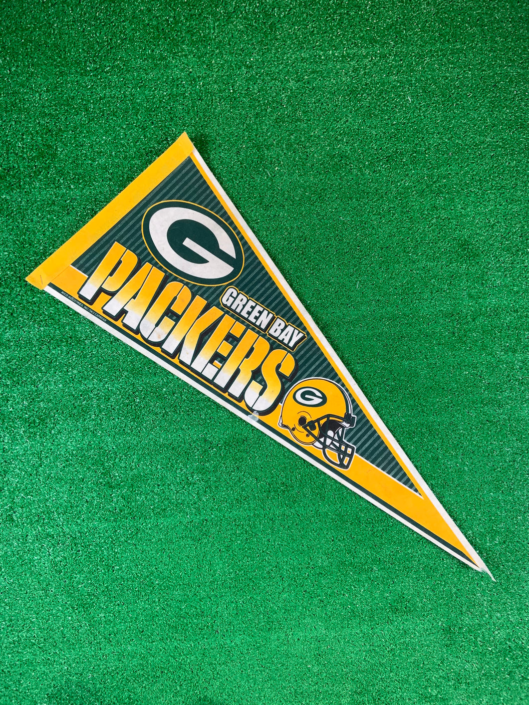 Vintage 90s Green Bay Packers NFL Pennant
