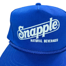 Load image into Gallery viewer, Vintage 90s Snapple Natural Beverage rope trucker SnapBack