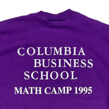 Load image into Gallery viewer, Vintage 1995 Columbia Business School Just D / DX It! math camp tee (L)