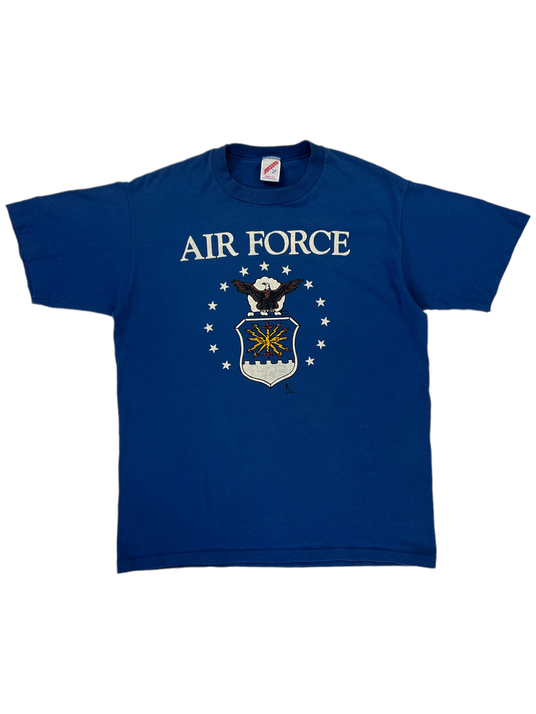 Vintage 90s Jerzees  Air Force seal graphic tee (L)