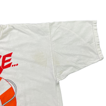 Load image into Gallery viewer, Vintage 2000s Beware the dog NAVY graphic tee (M)