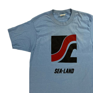 Vintage 80s Screen Stars Sea-Land shipping promo tee (M/L)
