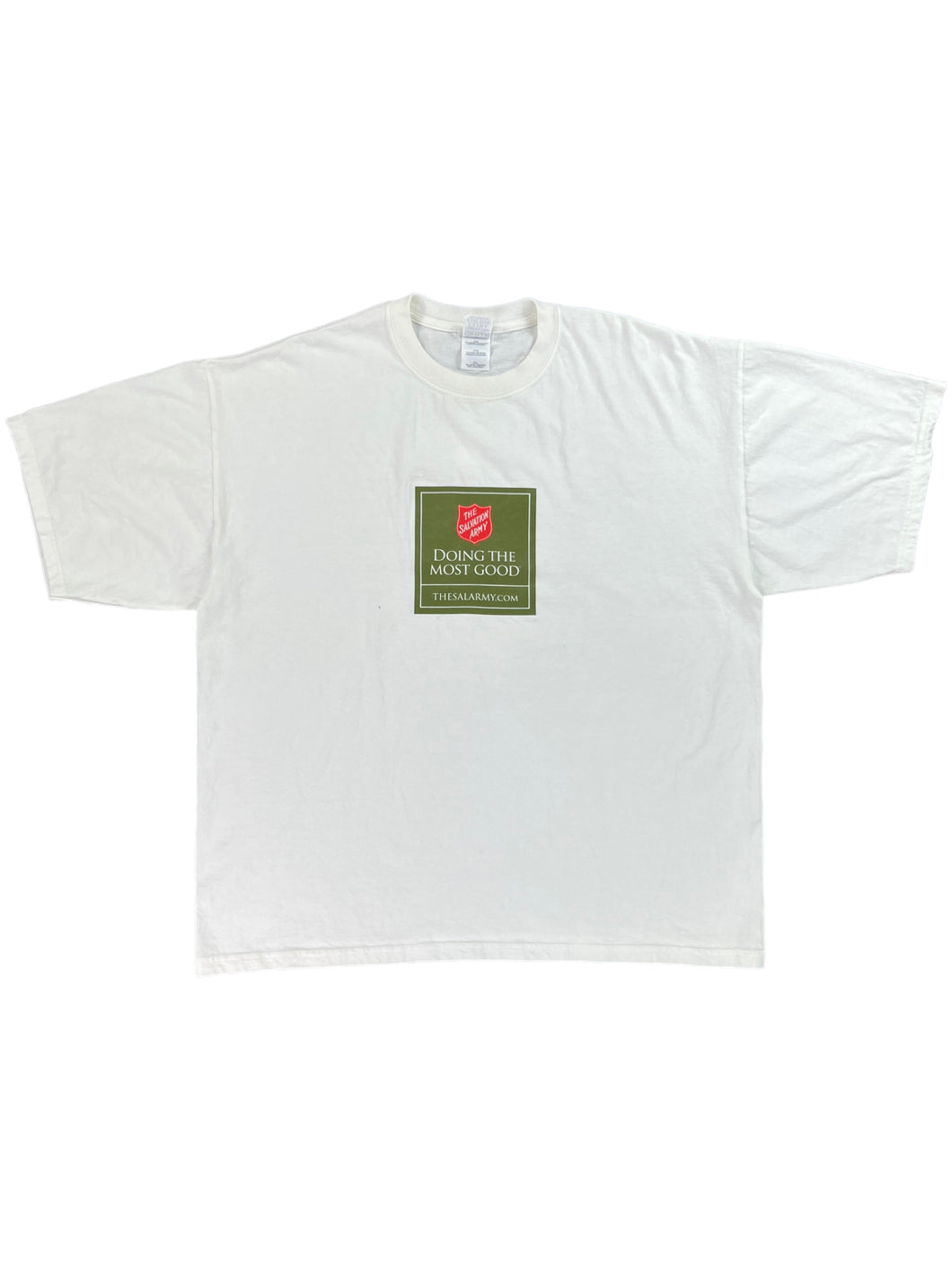 Vintage 2000s The Salvation Army Doing the most good white promo tee (XXL)