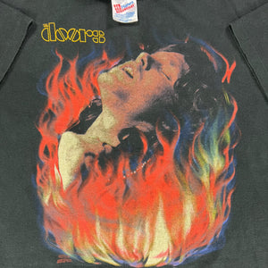 Vintage 90s Hanes Jim Morrison The Doors Try to set the night on fire band tee (XL)