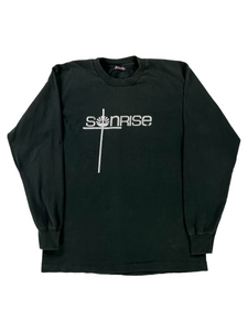 Vintage 90s Sonrise religion Jesus cross faded long sleeve shirt (L)
