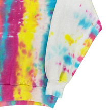 Load image into Gallery viewer, Vintage 90s Jerzees tie dye USA crewneck (L)