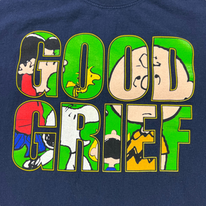 2000s GOOD GRIEF The peanuts Charlie Brown tee (L)