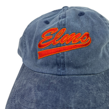 Load image into Gallery viewer, Vintage 2000s Elmo Sesame Place denim strap back hat