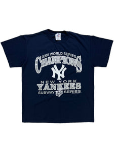Vintage 2000 Logo Athletic New York NY Yankees World Series champions tee (L)