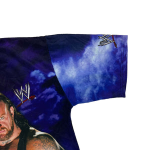 2007 WWE The Undertaker all over print AOP youth wrestling jersey shirt (YL)