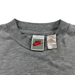 Vintage 90s Nike Football mini swoosh logo back all over print tee (M/L)