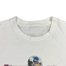 Load image into Gallery viewer, Vintage 2001 New York NY Giants Kerry Collins NFL schedule tee (XL)