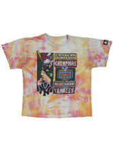 Load image into Gallery viewer, Vintage 1996 New York Yankees American League champions tie dye tee (XL)