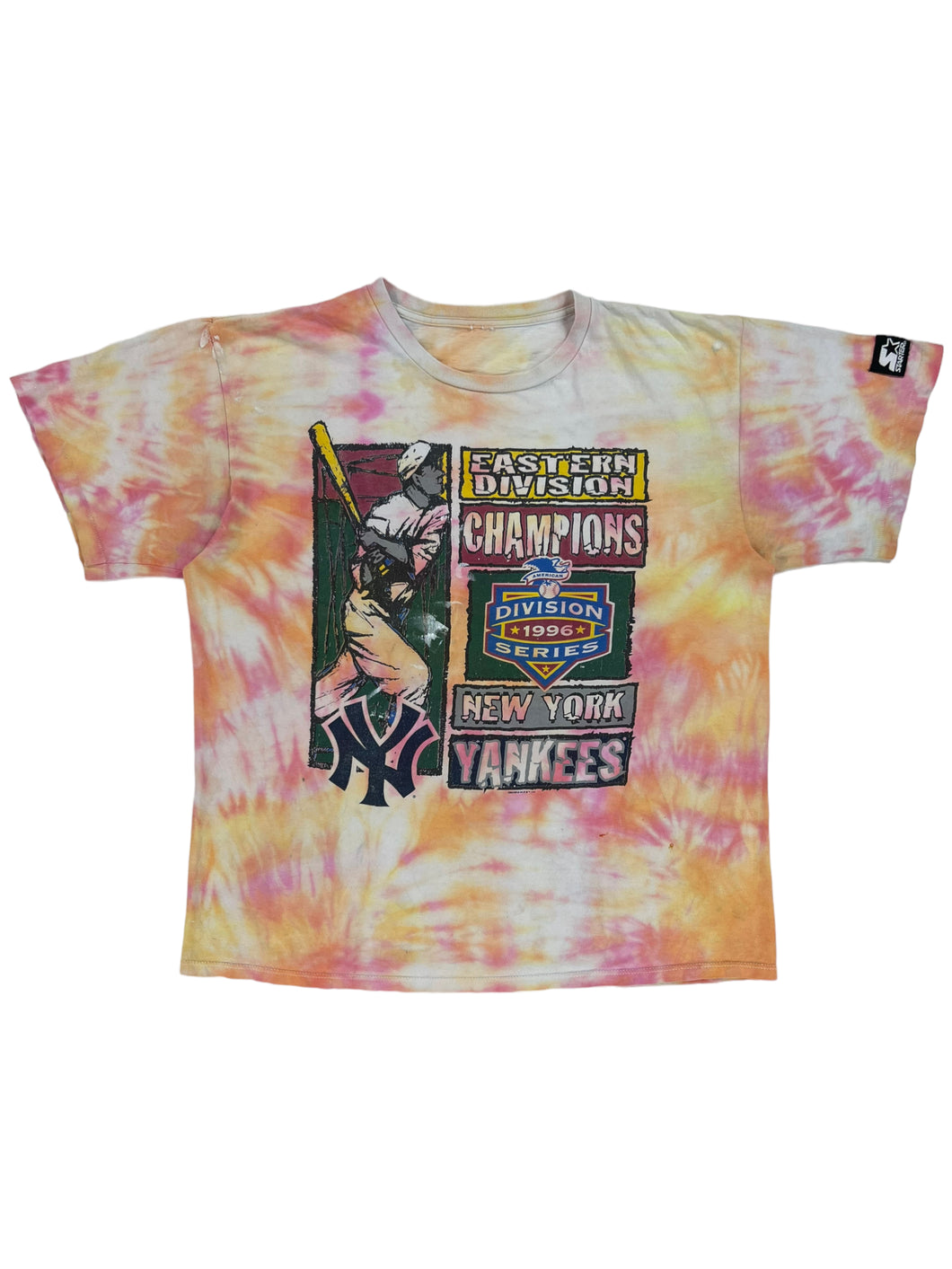 Vintage 1996 New York Yankees American League champions tie dye tee (XL)