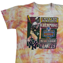 Load image into Gallery viewer, Vintage 1996 New York Yankees American League champions tie dye tee (XL)
