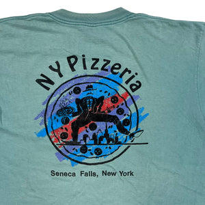 Vintage 90s NY pizzeria New York Pizza faded tee (XL)