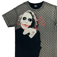 Load image into Gallery viewer, 2008 The Joker Heath Ledger joker The Dark Knight all over print AOP tee (XL)