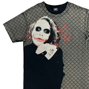 2008 The Joker Heath Ledger joker The Dark Knight all over print AOP tee (XL)